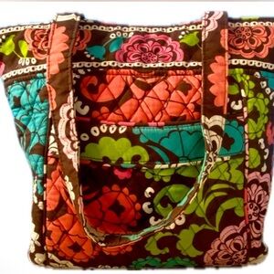 Vera Bradley Lola Foral Tote Retired